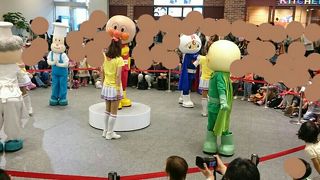 モールのアンパンマンショーが楽しいです