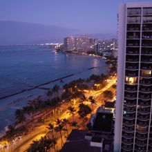 ホテルからの夜景