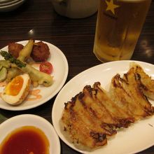 ビールセット(950円)です。