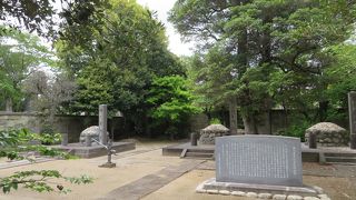 お墓の中の観光スポット