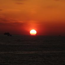 夕日の絶景ポイント。