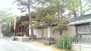 唐招提寺参拝の入り口