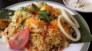 ビリヤニが美味しい