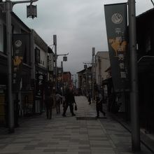 朝早くてちょっと寂しい感じです