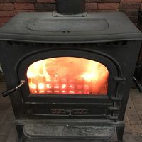 薪ストーブが暖かい！