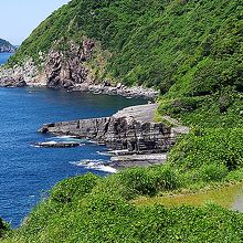 すぐ下にホルンフェルスが見えます。