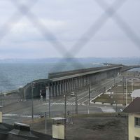 部屋の眺めはいいのですが、補強用の針金が邪魔ですね。