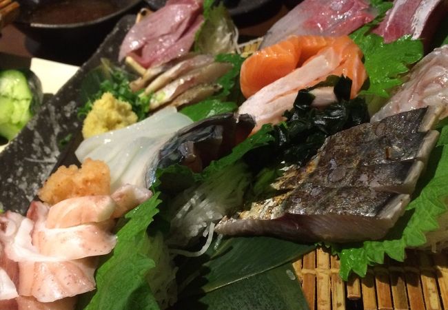 魚の美味しいお店です