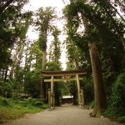 道の駅の目の前の大きな神社