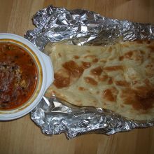 ダルカレー＆ナンのお持ち帰りセット