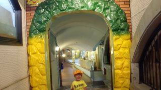 自動ゴーカートに喜んでいました