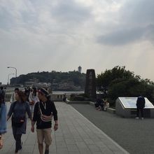 江の島へ掛かる橋です。