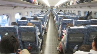 ゴールデンウィークの帰省ラッシュで車内は混雑