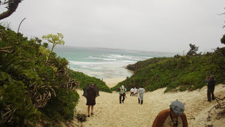 白い砂と青い海