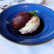 デザート　フルーツコンポート