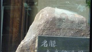 窓から庭園が眺められます