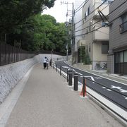 小石川植物園の入口のすぐそば