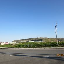 ノシャップ岬　バス停からの風景