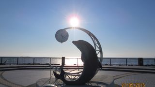 利尻富士一望の趣のある岬