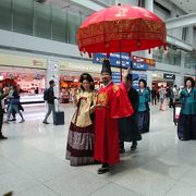 仁川空港 王家の散策   　チュサンチョナ　ナプシヨ～～～～