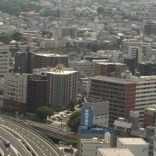 店内からの景色