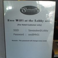 ＷＩ-ＦＩの宣伝も明示してありました。