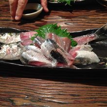 イワシの刺身