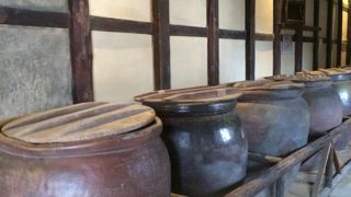 見応えのある江戸時代の保命酒造りの建物です