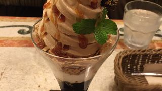 食べ応えありのソフトクリーム