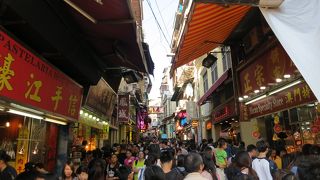 観光客でいっぱい！