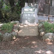市谷亀岡八幡宮の境内にある碑です
