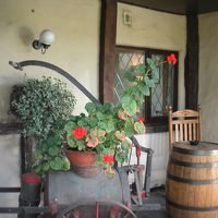 ホテル側の入り口の横