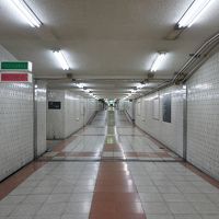 駅までの地下道