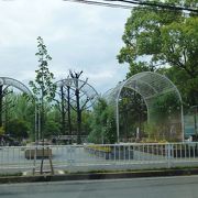 駅近くの公園