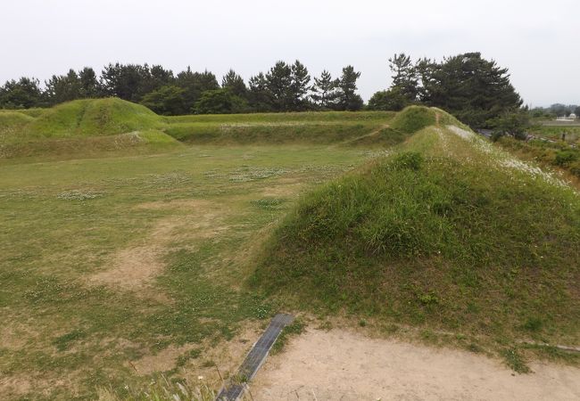 東郷湖・赤碕観光　(5)　由良台場跡（ゆらだいばあと）を見学