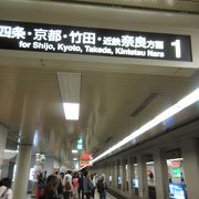 京都ビジネス街の駅