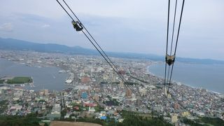 函館山に行くまでも景色を楽しめる