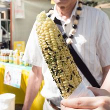 ふりかけ付きコーン甘いです。