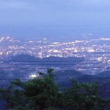 金峰山山頂から見た熊本市内