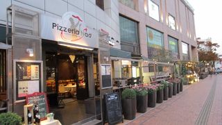 ピッツェリア ナオ 　中州の川沿いにあって雰囲気がいい