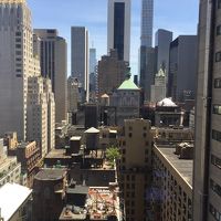 部屋からの眺めです。うーん、残念！