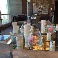 ホテス最上階、スパ・マッサージの待合室。