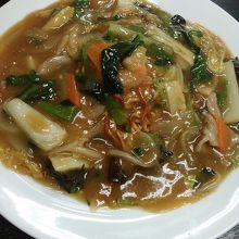 五目あんかけ焼きそば