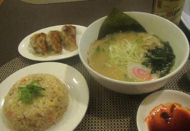 日本のラーメンが食べられます！