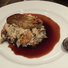 フォアグラのリゾット