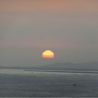 ラナイから見た「幻想的な夕日」