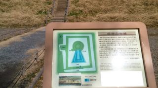 古墳に登れます