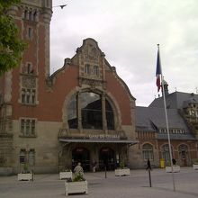 コルマールの駅前