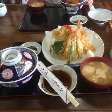 上てんぷら御飯