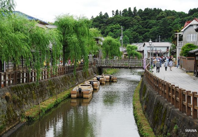 小野川沿いの歴史的町並み